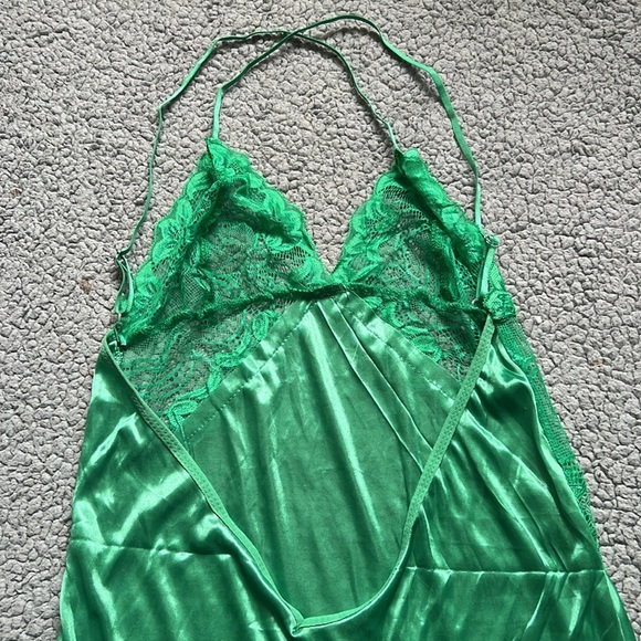 Beaufover Women Sleeveless Lingerie Nightwear Deep V Neck Lace Sleepwear - Picture 6 of 7